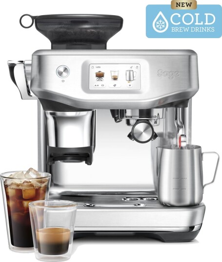 Sage Barista Touch Impress Espressomaskin med innebygd kaffekvern 1700 W SES882BSS Sage Barista Touch Impress Espressomaskin med innebygd kaffekvern 1700 W SES882BSS