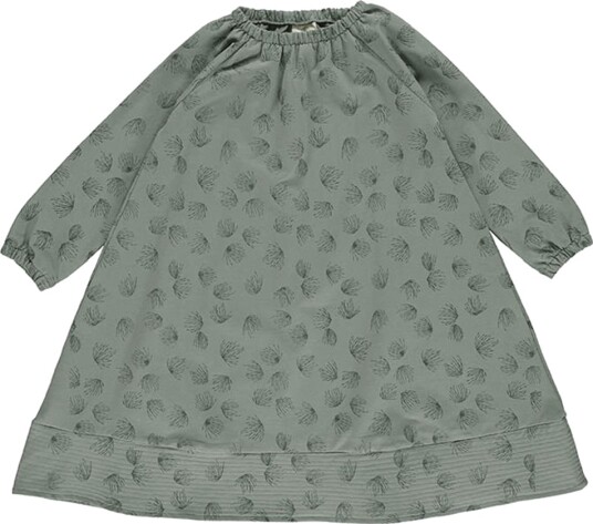 Gro Kjole   Filer   Grey Green   Gro   6 7 år 116 122   Kjole   Grønn   116 112
