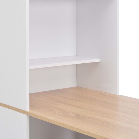 vidaXL Barbord med skap hvit 115x59x200 cm vidaXL Barbord med skap hvit 115x59x200 cm