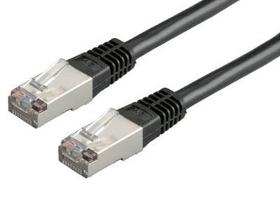 Roline S/Ftp Cat.6 0.5M 0,5 M Cat6 Sf/Utp S-Ftp Rj-45 Rj-45 Sort