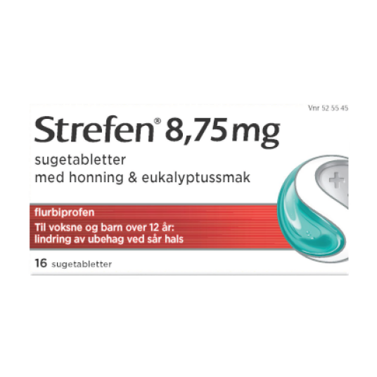 Strefen 8,75 mg sugetabletter Honning & eukalyptus 16 stk.
