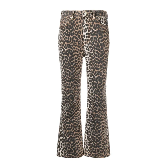 Ganni Dame Jeans Brun W27, Ganni Dame Jeans Brun W27,