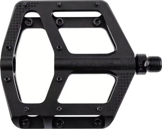 CONTEC Twoface pedaler aluminium sort