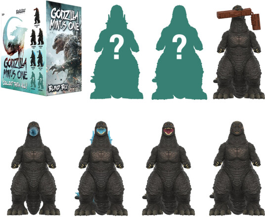 Toho Reaction Blind Box Wv8 Godzilla Minus One 12pc Flat