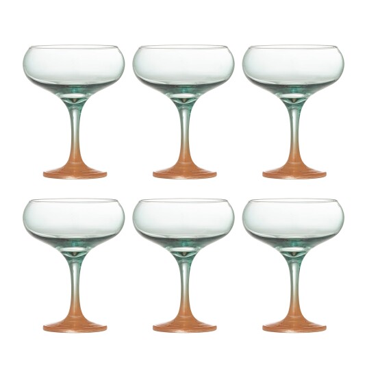 Bloomingville Signe Cocktail Glass Multi/patterned 270 ML