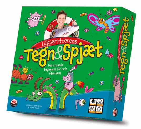 Danspil Lakserytterens Tegn & Sprett Barnespill for 6 år+ Danspil Lakserytterens Tegn & Sprett Barnespill for 6 år+