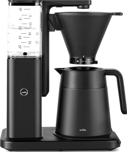Wilfa Zense Alux Thermo kaffetrakter svart aluminium