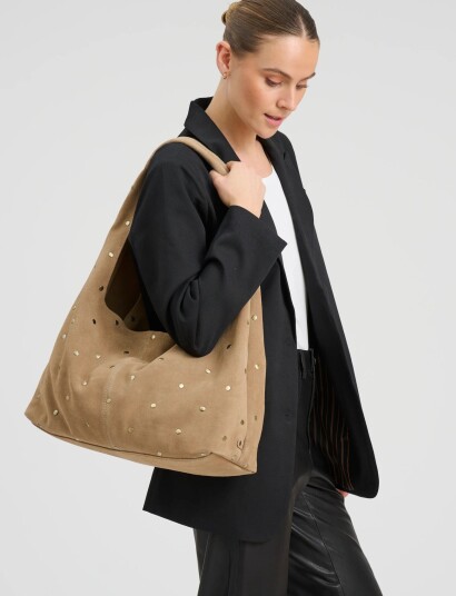 DEPECHE Amsterdam Shoulderbag Beige ONE SIZE