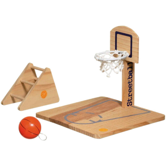 Fugleleketøy Basketball Brun 20X20X20 cm Fugleleketøy Basketball Brun 20X20X20 cm