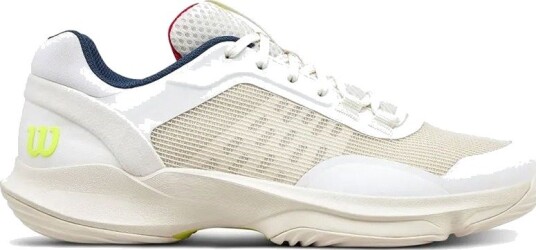 Wilson Hurakn Pro V2 W Padel sko dame Snow White/Papyrus/Safety Yellow 41 1/3