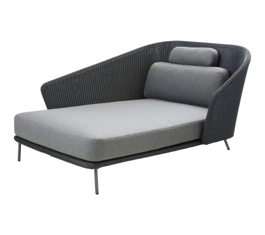 Cane-line Mega daybed Grå Høyre Grå Cane-line Mega daybed Grå Høyre Grå