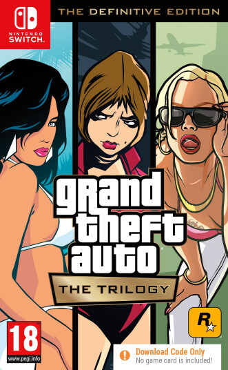 Grand Theft Auto Trilogy: Definitive Edition Nintendo Switch Spill Digital kode i eske