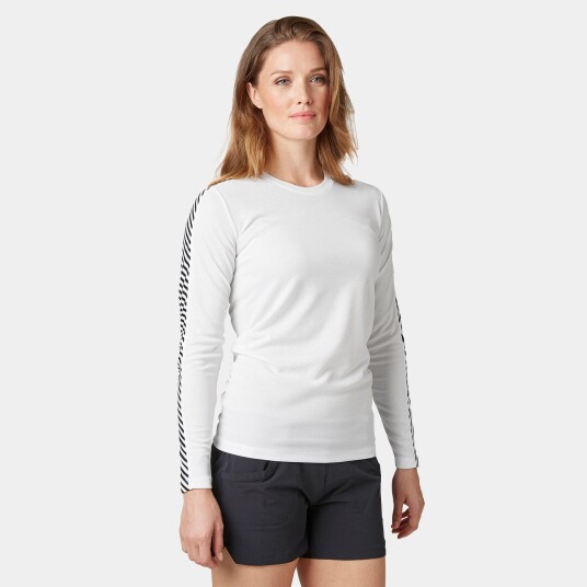 Helly Hansen Dame HH Lifa Crew Performance Basislag Hvit M