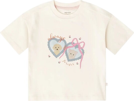That"s Mine Vilde Oversized T Shirt Cream 80CM/12M