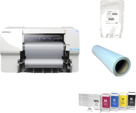 Komplett Roland BY 20 pakke for D T F Print