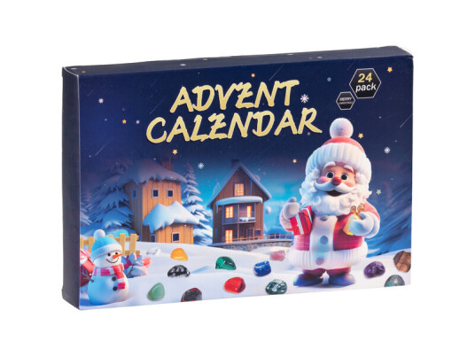 Julekalender med råkrystaller