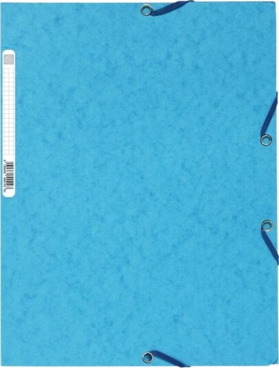 Exacompta Nature Future   3 Fliksmappe   For A4 210 X 297 Mm   Kapasitet: 250 Ark   Spraglet Turkis
