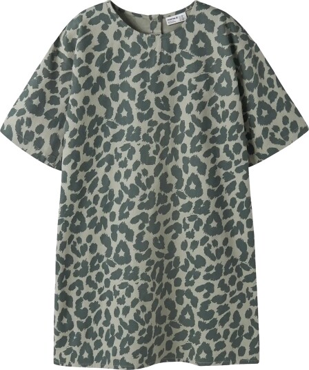 Name It Nkfbelate Ss Dress Khaki green 134