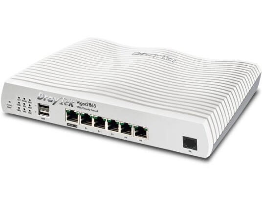 Draytek Vigor 2865-B VDSL2 Modemrouter med Wi-Fi 5 og 6 LAN-porter