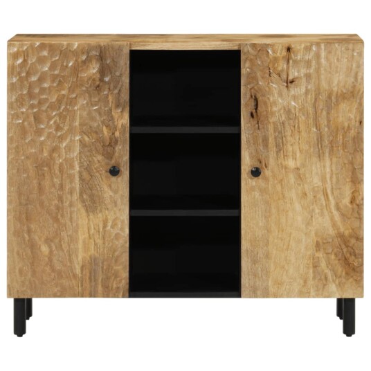 Sideskap 90x33x75 cm heltre mango 8720845423377