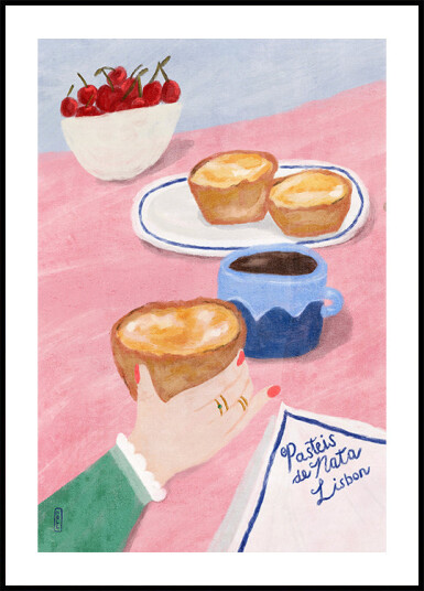 With Love From Lisbon Food and Travel Art Plakat Plakat / 21x30cm With Love From Lisbon Food and Travel Art Plakat Plakat / 21x30cm