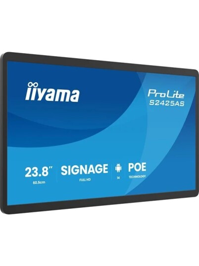 Iiyama ProLite S2425AS 24" LCD Skjerm med Android SoC Mediespiller
