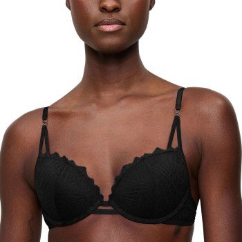 Triumph  BH That Night In Vegas Wired Push Up Bra Svart B 70 Dame