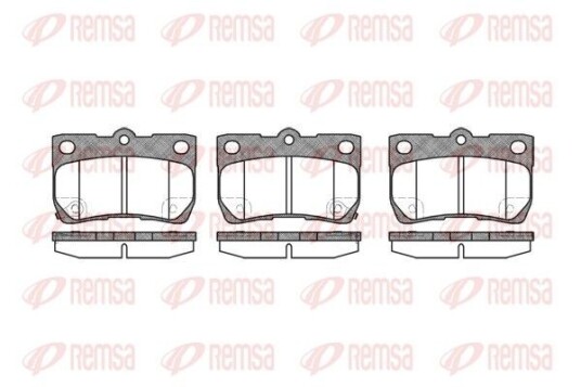 Bremseklosser REMSA 1181.02 Bremseklosser REMSA 1181.02