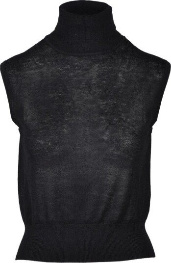 Wild Cashmere Dame Strikkevarer Svart M,