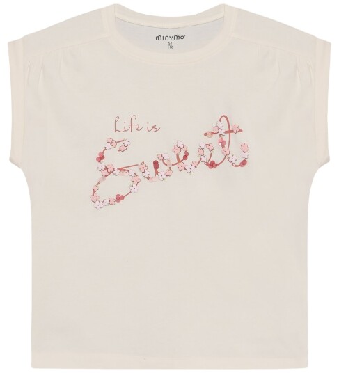 Minymo T skjorte Vanilla Ice Minymo 6 år 116 T skjorte Hvit Rosa Minymo T skjorte Vanilla Ice Minymo 6 år 116 T skjorte Hvit Rosa