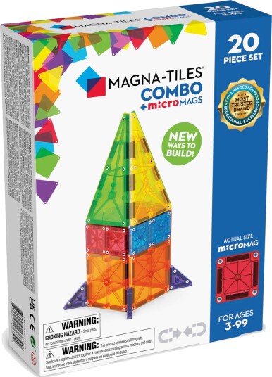 Magna-Tiles Combo Byggesett 20 Deler Magna-Tiles Combo Byggesett 20 Deler