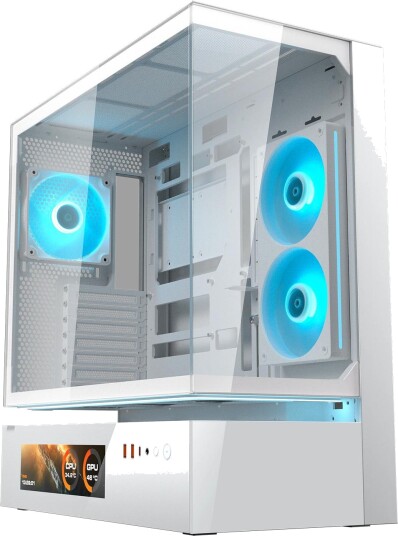 Cougar CFV235 Vision ARGB Glass Mid Tower Hvit CGR-2DA4W-V