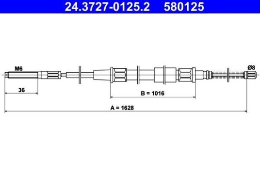 Bremsewire ATE 24.3727 0125.2