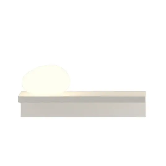 Vibia Suite LED vegglampe stein til venstre hvit 14 cm