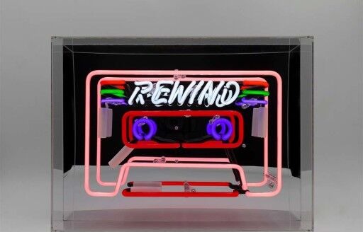 Locomocean Cassette neonskilt