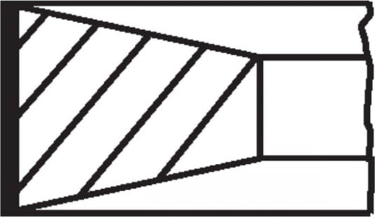 Stempelringsett MAHLE 021 07 N0