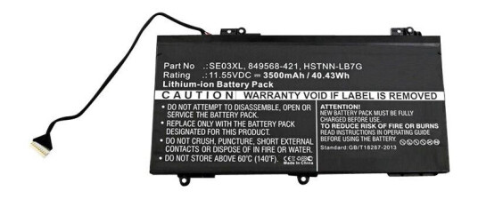 CoreParts batteri til bærbar PC - Li-Ion - 3500 mAh - 40.4 Wh (MBXHP-BA0158)