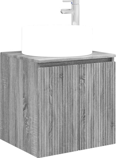  Vegghengt servantkommode Grå Sonoma 49,5 x 44,5 x 65,5 cm