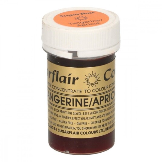 Sugarflair Pastafarge Tangerine/apricot 25g 