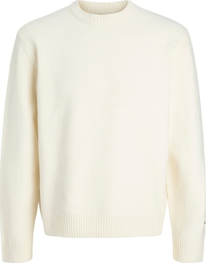 Jack & Jones Junior Genser jorNorrebro Knit Crew Neck LN Jnr Hvit Jack & Jones Junior Genser jorNorrebro Knit Crew Neck LN Jnr Hvit