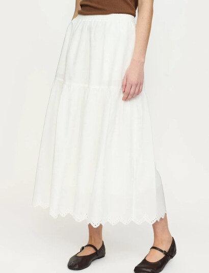 Soft Rebels Sravelina Skirt   White   XL