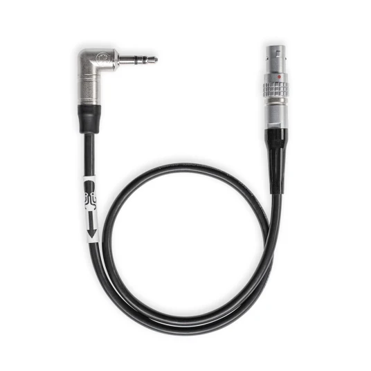 Tentacle Kabel Tentacle to RED 9-Pin 3.5mm jack 90° til rett 9-pin LEMO. 40cm