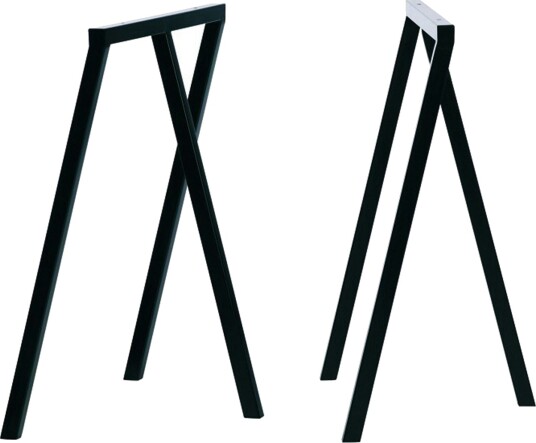 Hay Loop Stand Bordbukk 2 pk Svart Hay Loop Stand Bordbukk 2 pk Svart