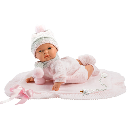 Llorens Babydukke Rosa klær 38 cm Llorens Babydukke Rosa klær 38 cm