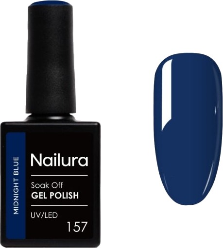 Nailura Gelpolish 157 – Midnight Blue – 10 ml