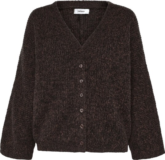 Topshop Tsrene Ls Cardigan Knt Noos CHOCOLATE BROWN L Topshop Tsrene Ls Cardigan Knt Noos CHOCOLATE BROWN L
