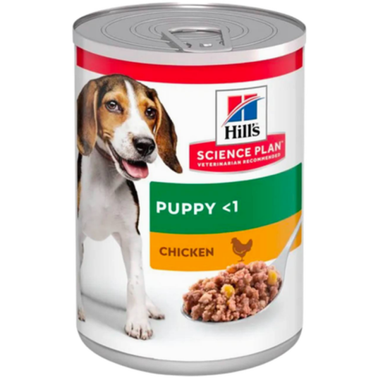 Puppy Savory Chicken Canned Wet Dog Food 370 G X 12 Hund Våtfôr Hills Science Plan