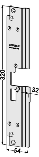 Step St197 a Stolpe For Schüco ADS 70 HD Venstre