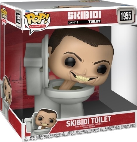 Funko POP Skibidi Toilet 10" actionfigur - Samlefigur for voksne og barn