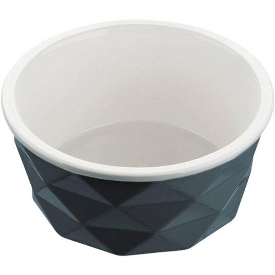 Dog & Cat Feeding Bowl Eiby Ceramic Blue 550 ml